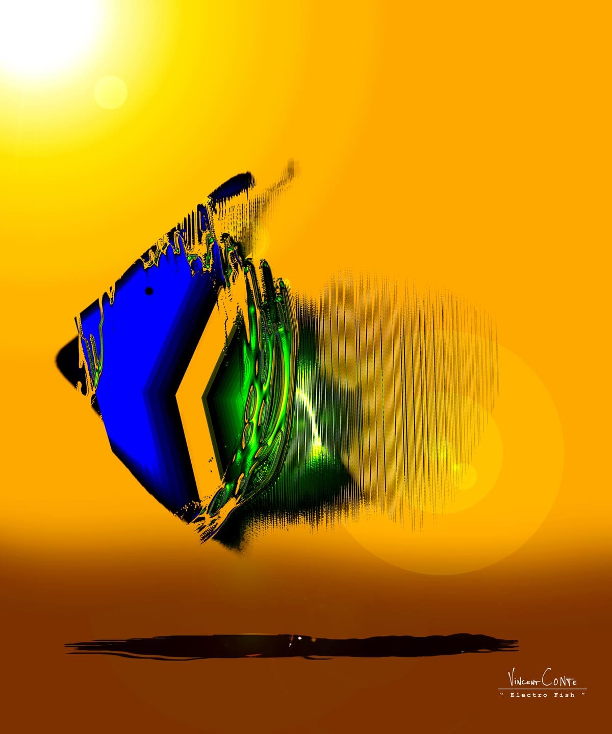 Electro Fish Signature - Oeuvre Vincent Conte Mazzara